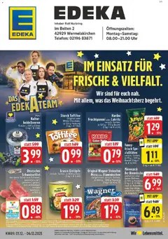 Vorschau von dem Prospekt des Geschäftes Edeka, gültig ab dem 01.12.2025
