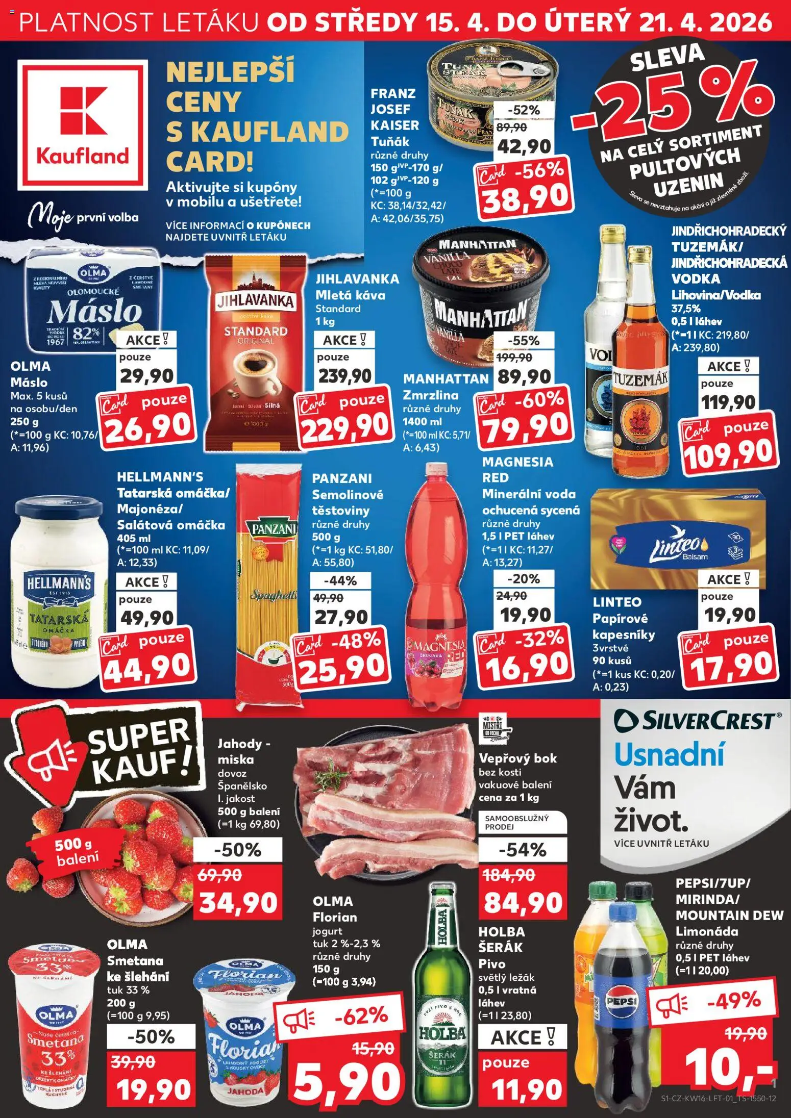 Náhled nabídky: Kaufland Kaufland leták - Praha 4 platný od 15.04.2026