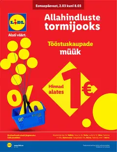 Lidl kliendilehe eelvaade alates 02.03.2026