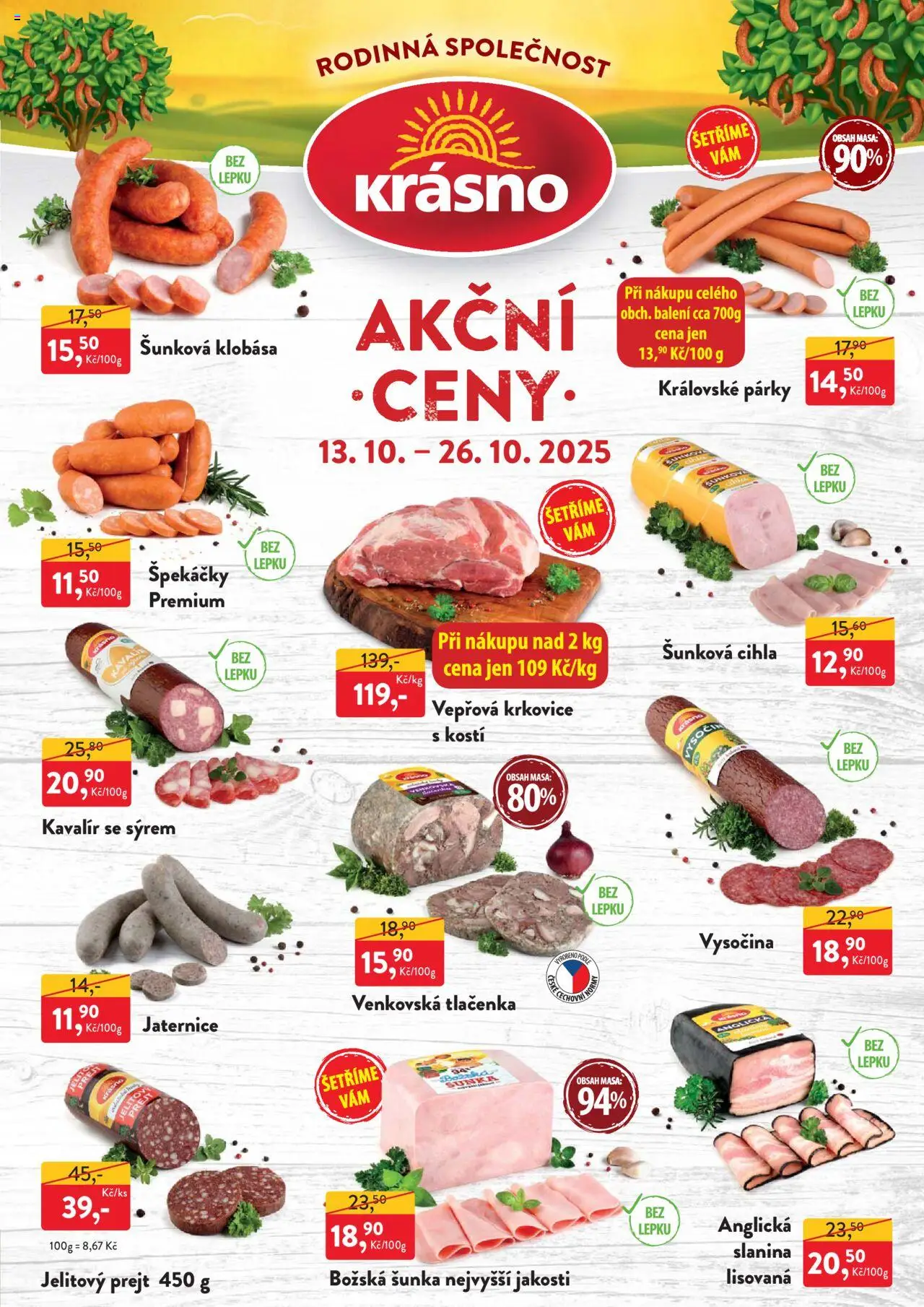  MP Krásno leták (13.10.2025) - Akce, Aktuální nabídka