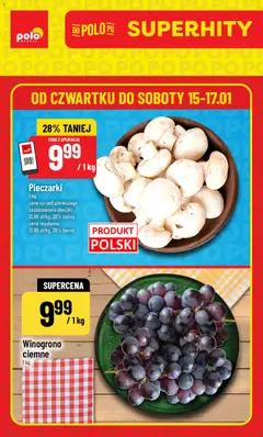 Pogląd gazetki "Super Hity" ze sklepu POLOmarket ważnej od 15.01.2026