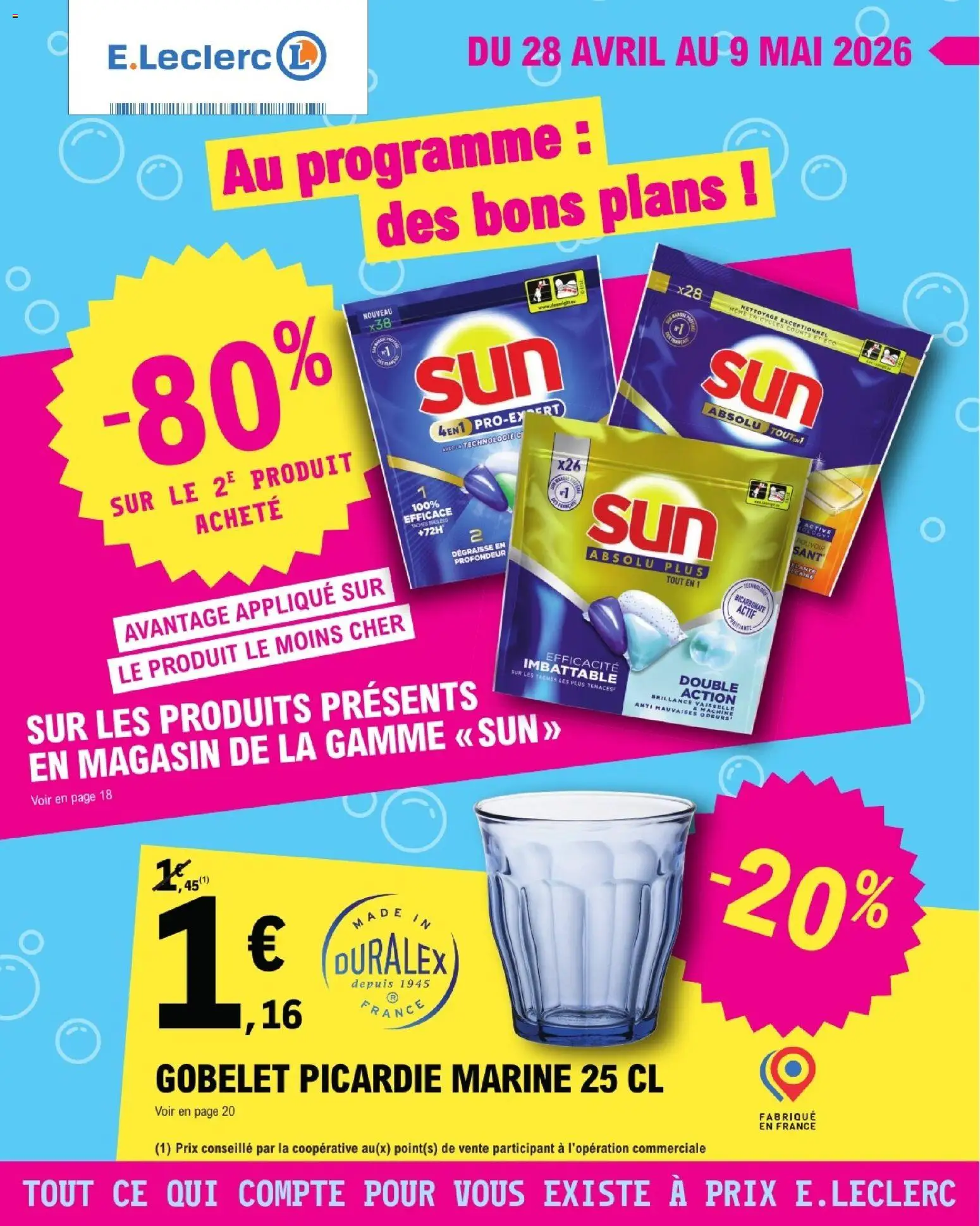 Prévisualisation de E.Leclerc catalogue de la semaine 18 du magasin E.Leclerc formulaire valide 28/04/2026