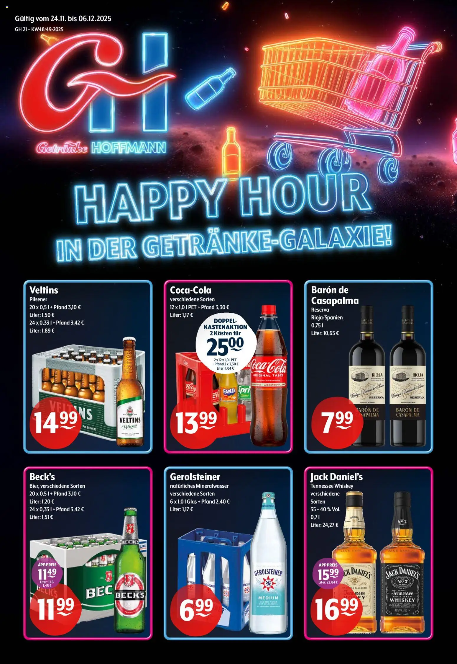 Vorschau von dem Prospekt des Geschäftes Getränke Hoffmann, gültig ab dem 24.11.2025