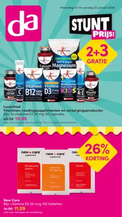 Voorbeeld van Folder van winkel Da geldig vanaf 12-01-2026