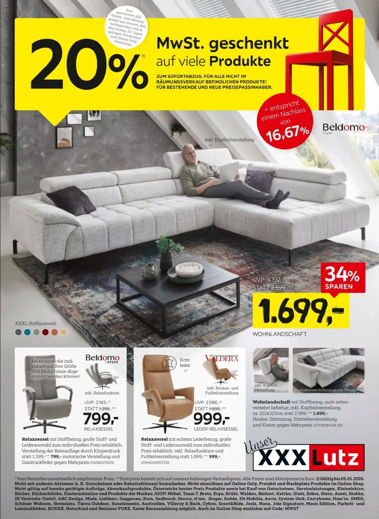 Vorschau der Angebote: XXXLutz Sitzgarniture gültig ab 29.12.2025 - Kissen