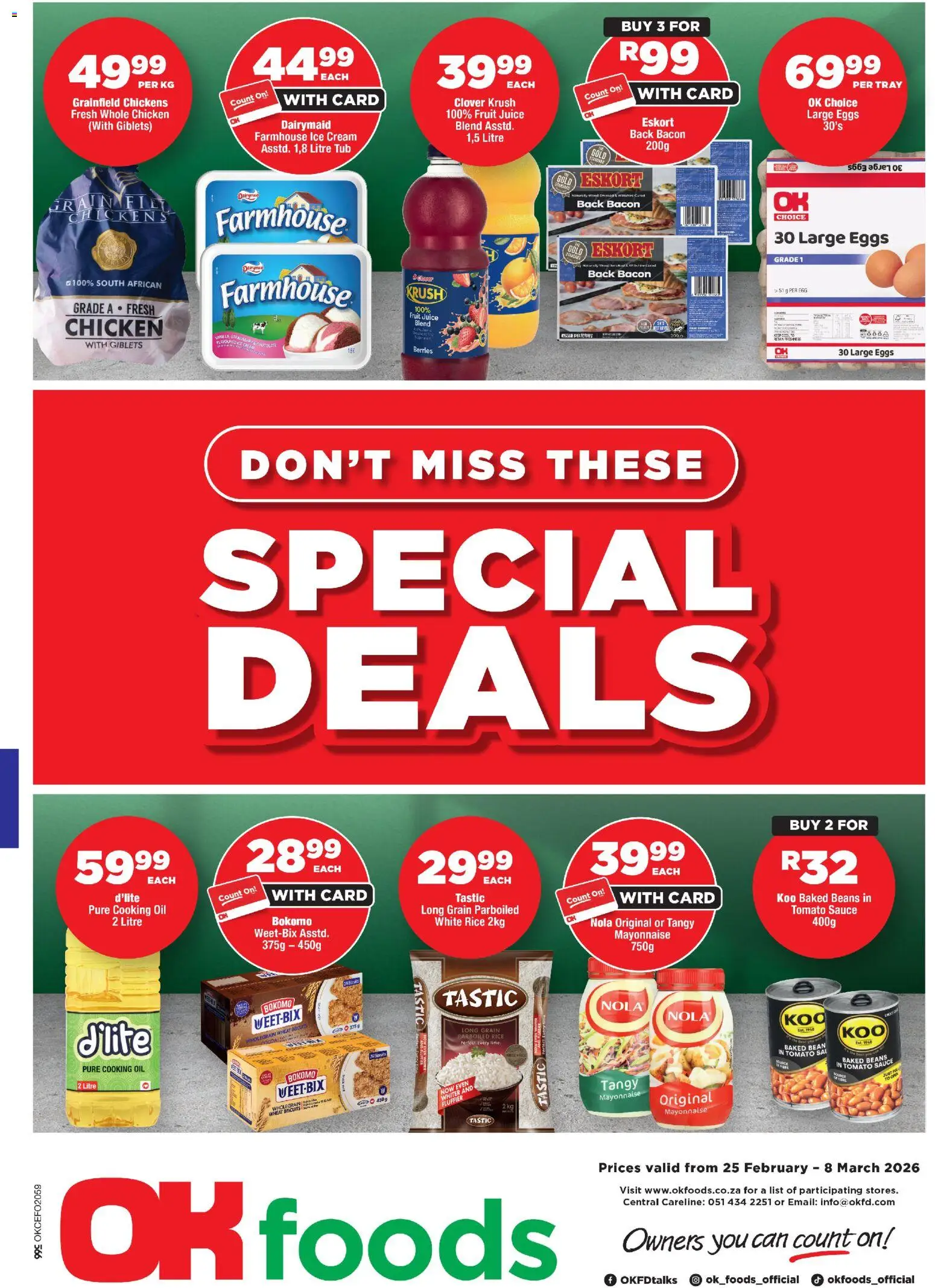 Preview of OK Foods flyer valid from 25/02/2026