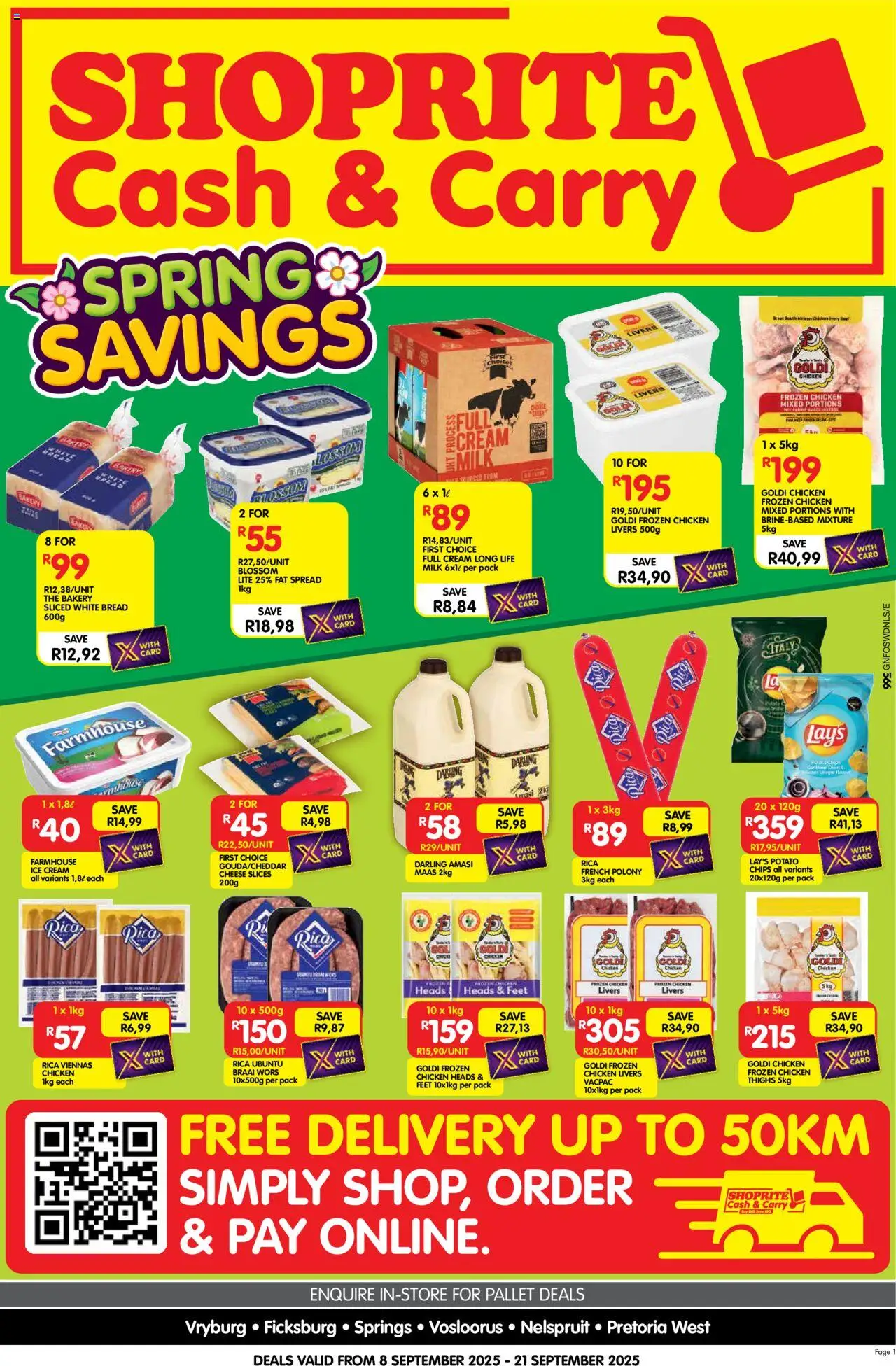Shoprite Gauteng - Cash & Carry Mid-Month Deals Selected Stores 08/09 - 21/09/2025 >> Catalogue