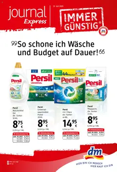 Vorschau der Angebote: dm drogerie markt Flugblatt August 2025 gültig ab 31.07.2025