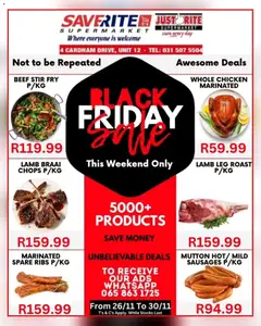 Preview of Saverite flyer valid from 26/11/2025 | Page: 2