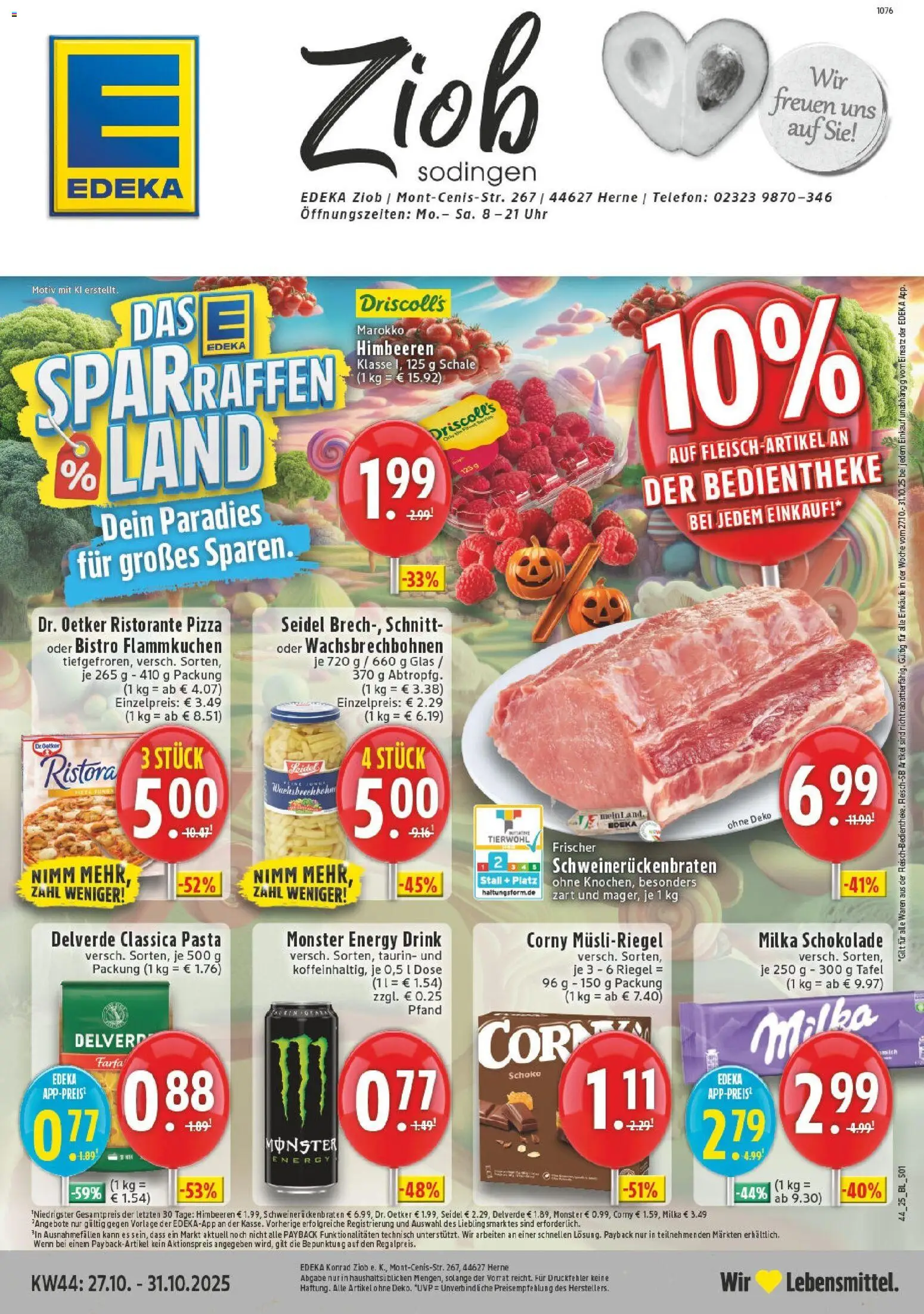 Vorschau von dem Prospekt des Geschäftes Edeka, gültig ab dem 26.10.2025