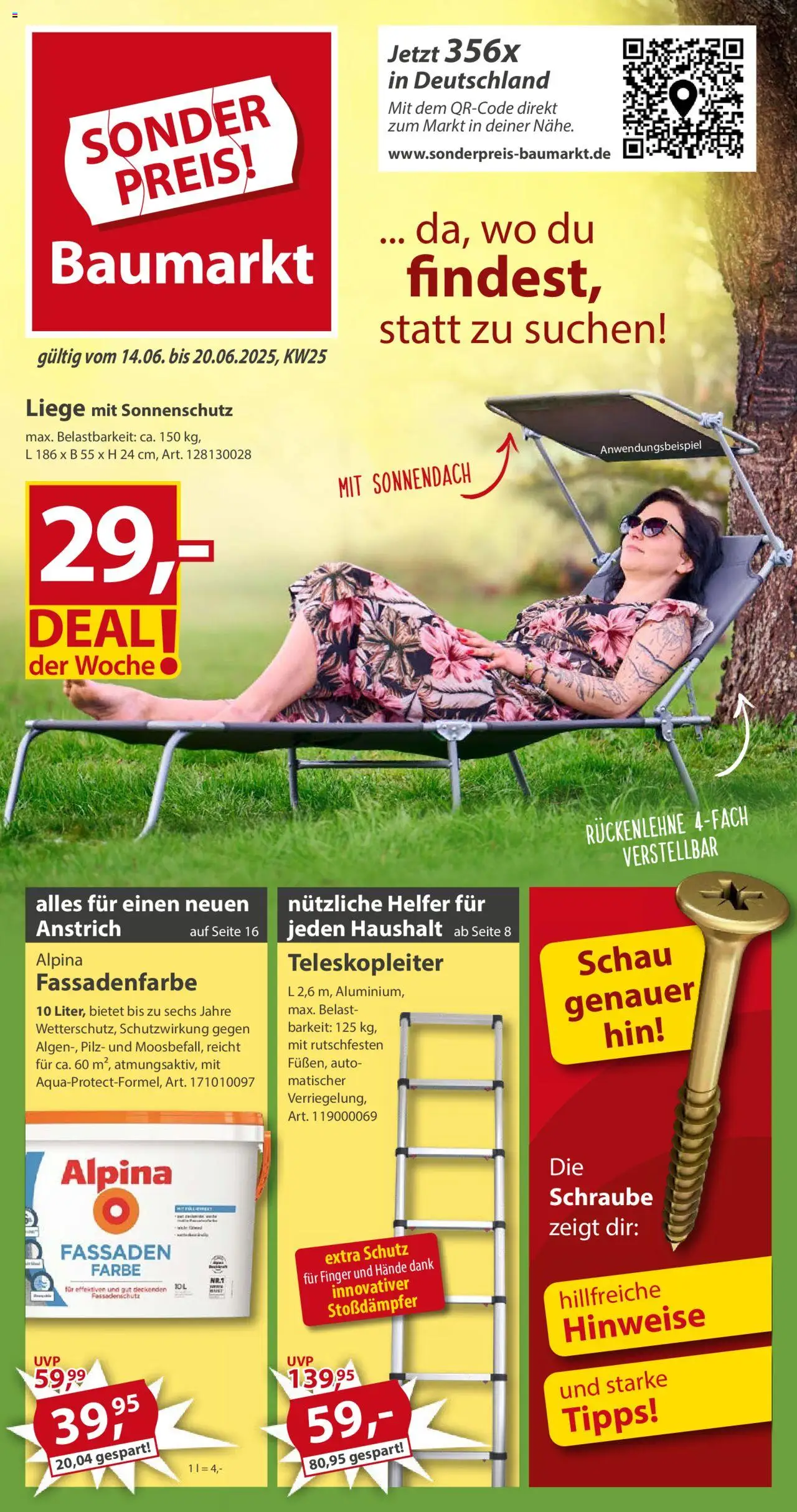 Sonderpreis Baumarkt Prospekt (vom 14.06.2025 - 20.06.2025) - Liege