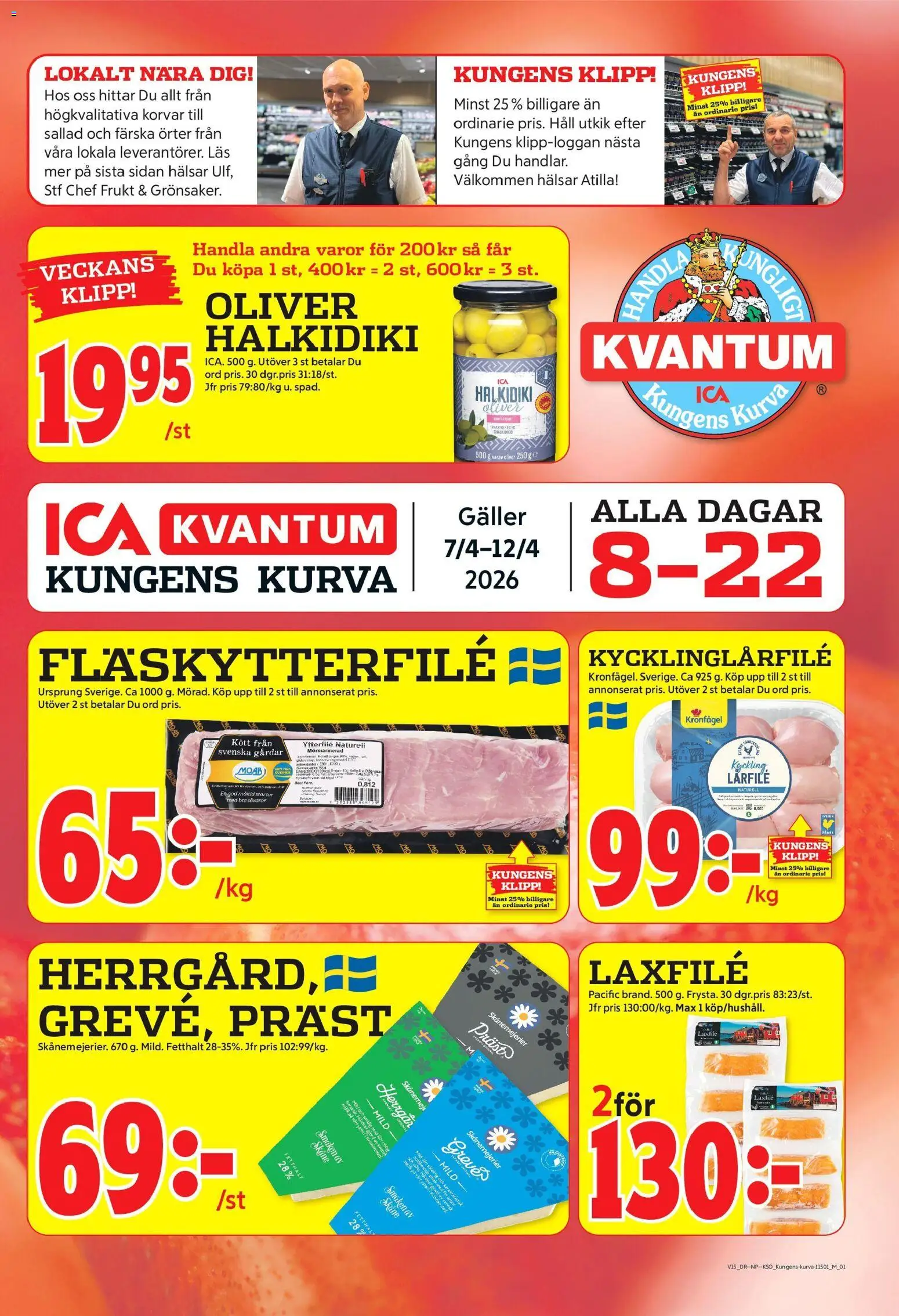 Förhandsgranska reklamblad Kungens Kurva från butik ICA Kvantum gäller från 06/04/2026