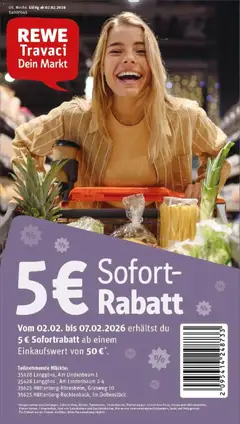 Vorschau von dem Prospekt des Geschäftes Rewe, gültig ab dem 02.02.2026