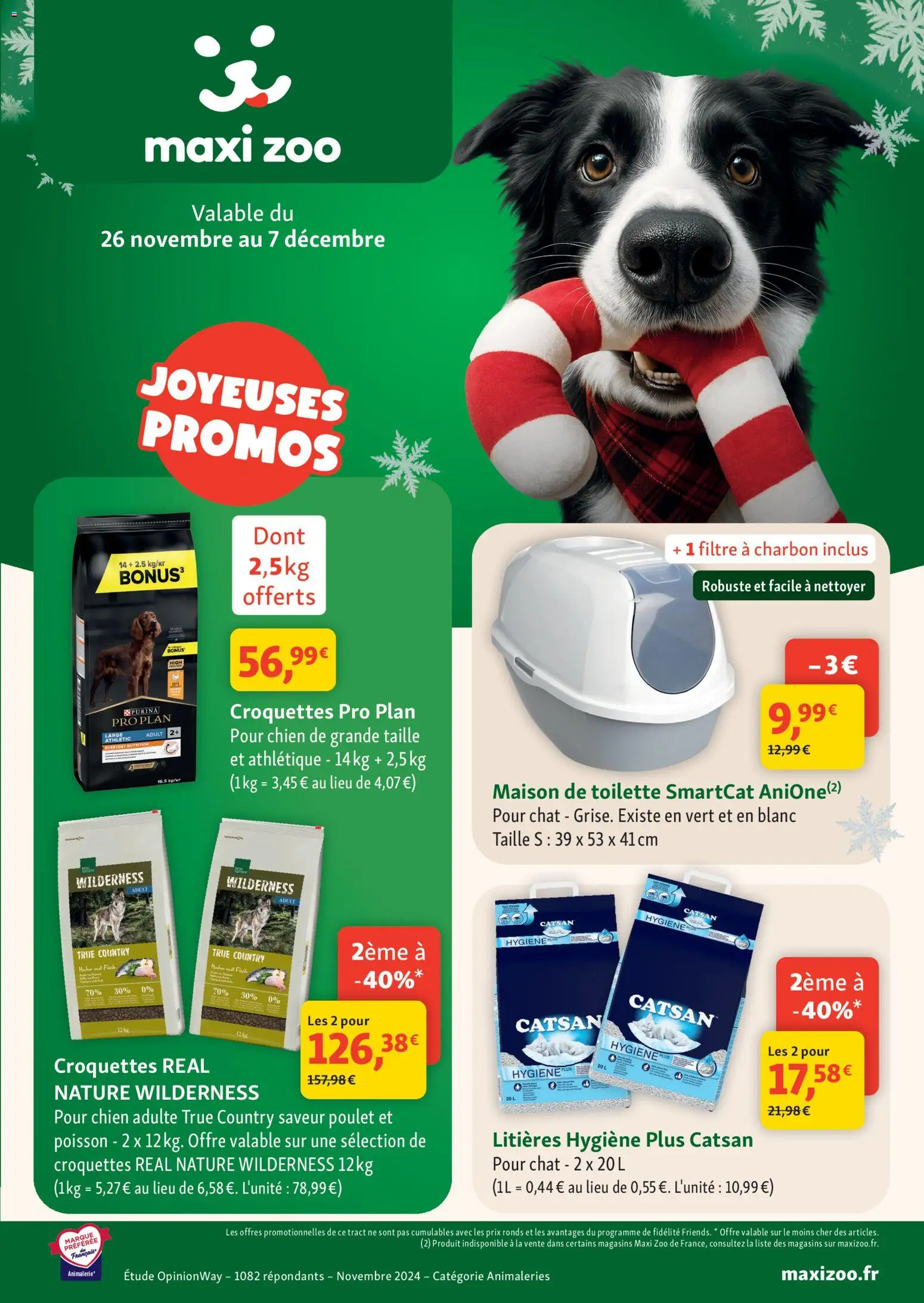 Prévisualisation de Catalogue du magasin Maxi ZOO formulaire valide 26/11/2025