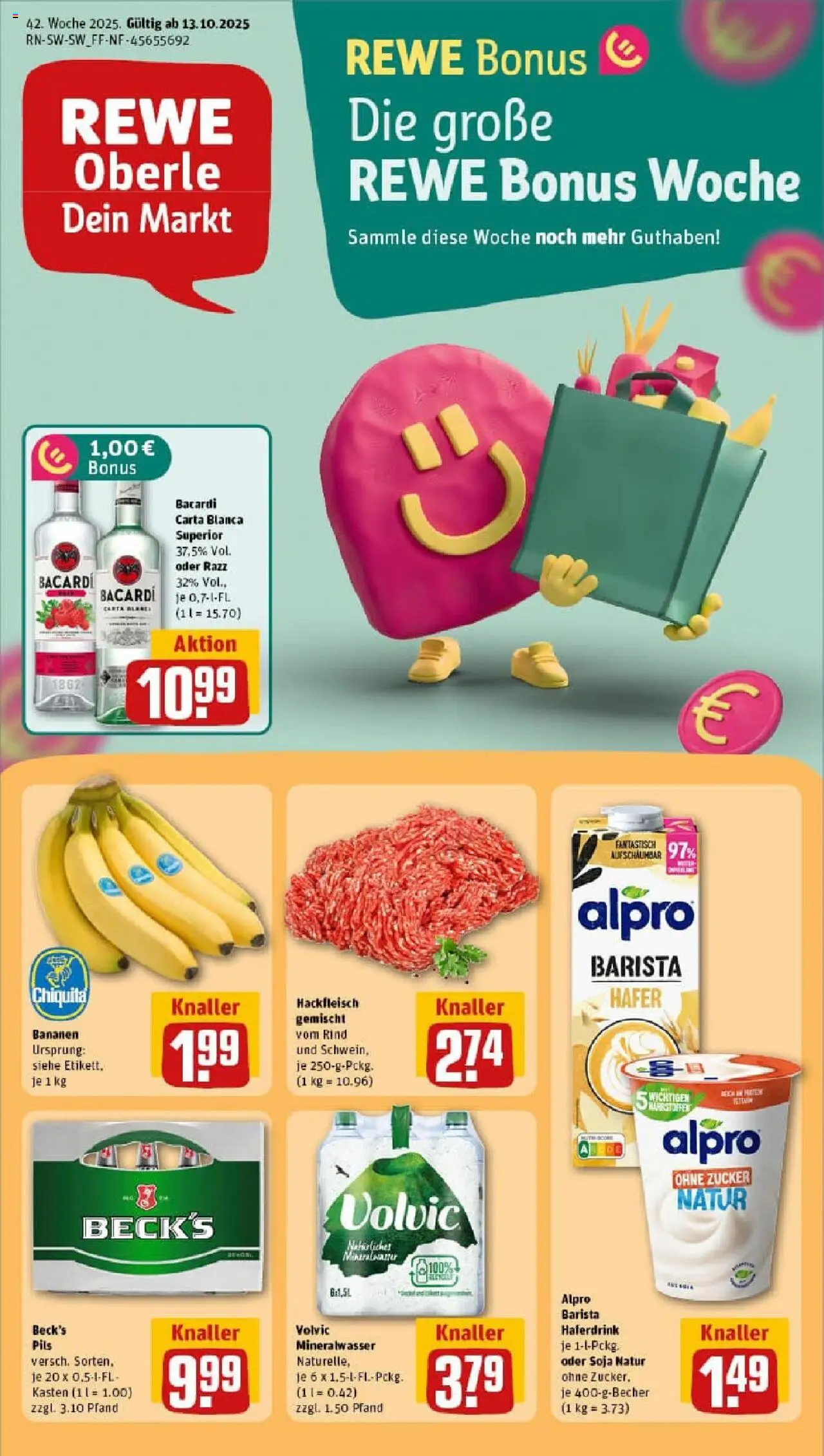 REWE Prospekt ab 13.10.2025 nächste Woche - Prospekt Stockach	