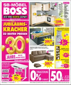 Vorschau von dem Prospekt des Geschäftes SB Möbel Boss, gültig ab dem 13.09.2025