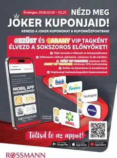Rossmann - Szórólap megtekintése, amely érvényes 2026.02.16.-től