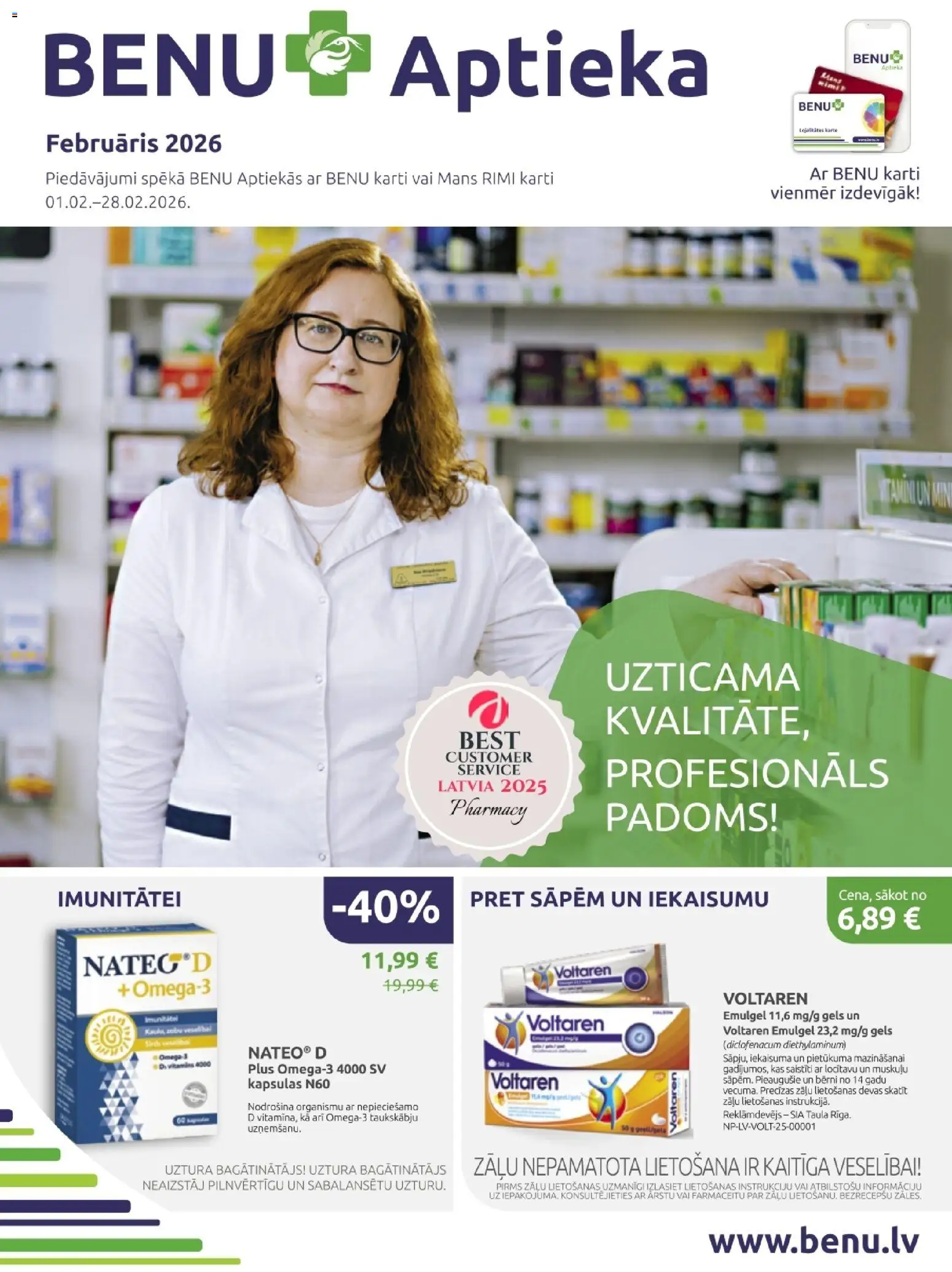 Skatīt BENU akciju bukletu, derīgs no 01.02.2026.