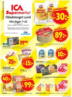 Förhandsgranska reklamblad Lund från butik ICA Supermarket gäller från 05/01/2026