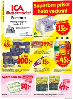 Förhandsgranska reklamblad Perstorp från butik ICA Supermarket gäller från 27/10/2025