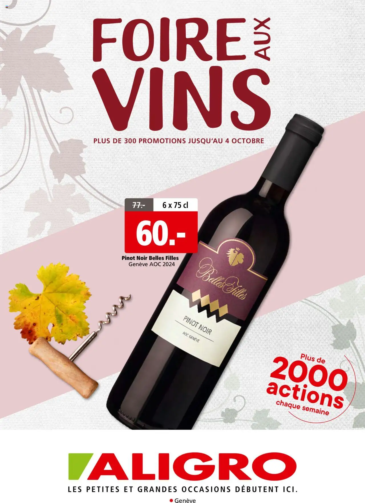 Aligro Aktionen Foire aux Vins ab 22.09.2025 - Seitennummer 1