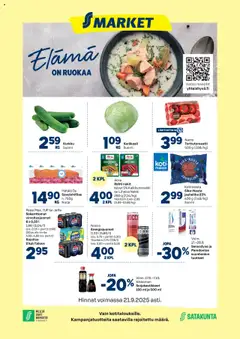 Kaupan S-market Tarjoukset esikatselu, voimassa 17/09/2025