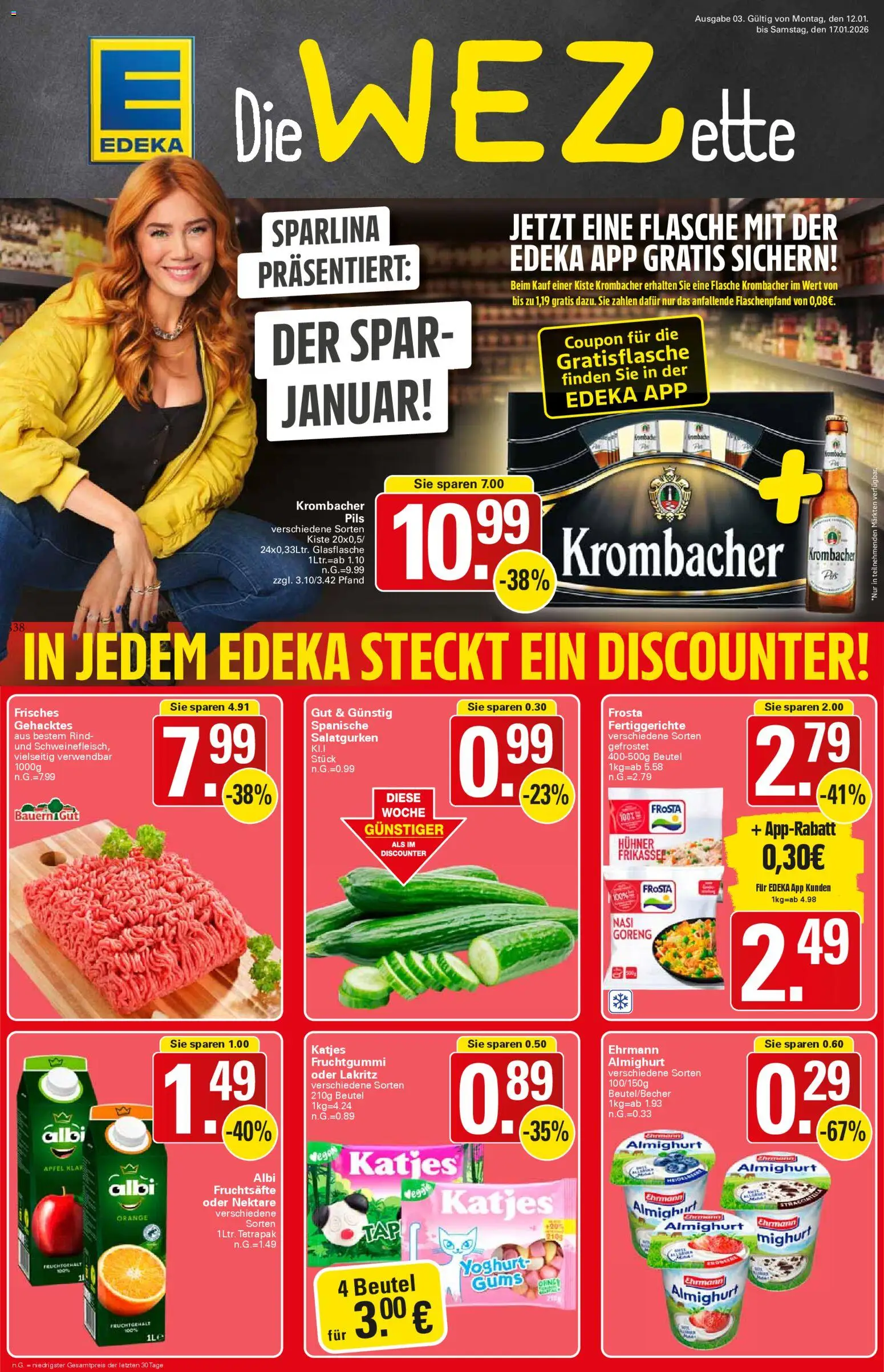 Vorschau von dem Prospekt des Geschäftes WEZ, gültig ab dem 12.01.2026