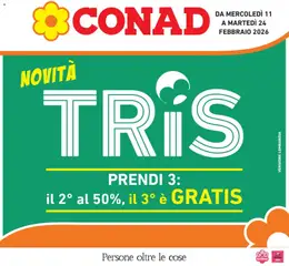 Anteprima dell'opuscolo TRIS dal negozio Conad valido da 11/02/2026