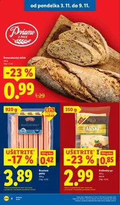 Náhľad Lidl letáku platného od 03.11.2025 | Strana: 8