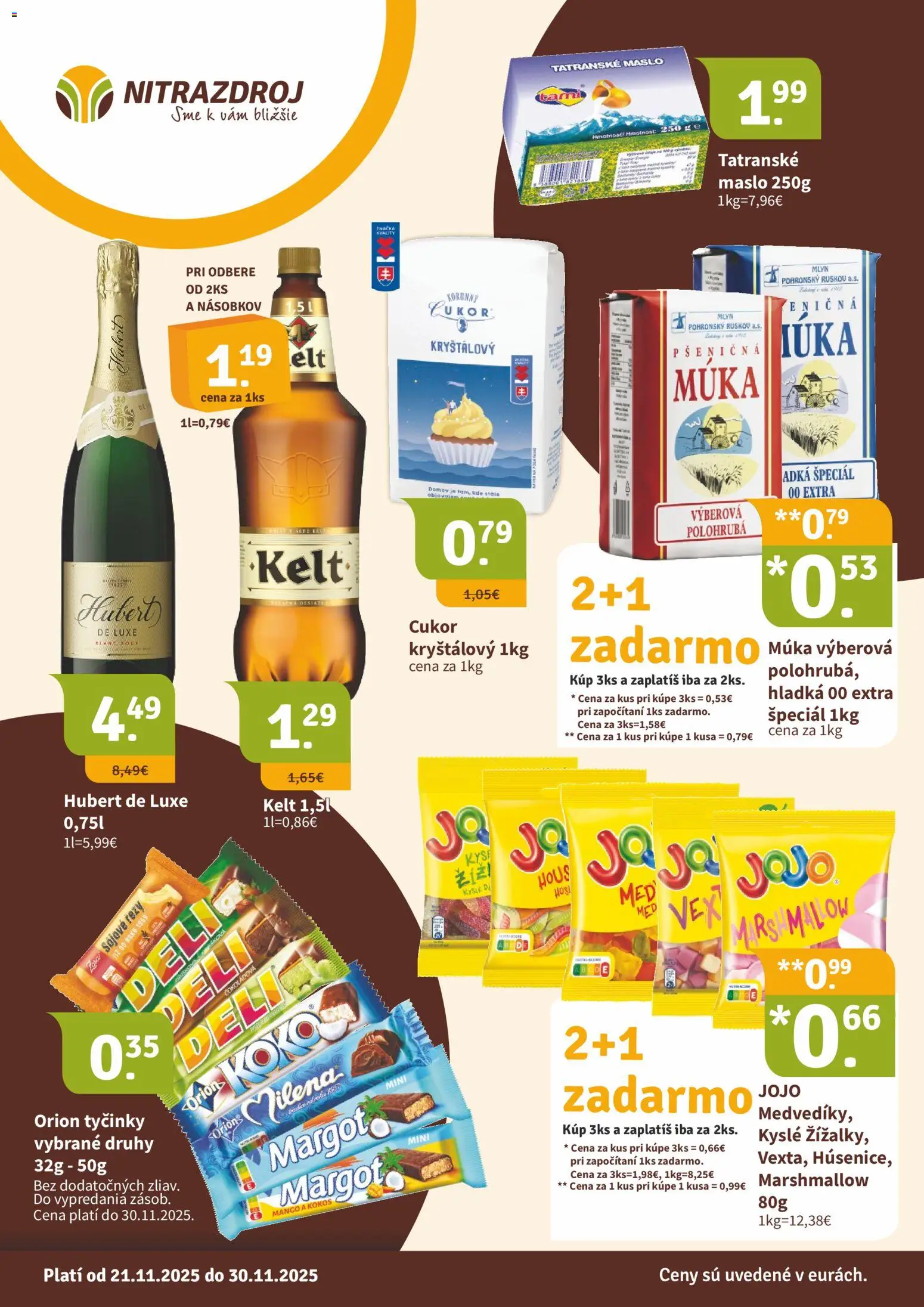 Náhľad Nitrazdroj letáku platného od 21.11.2025