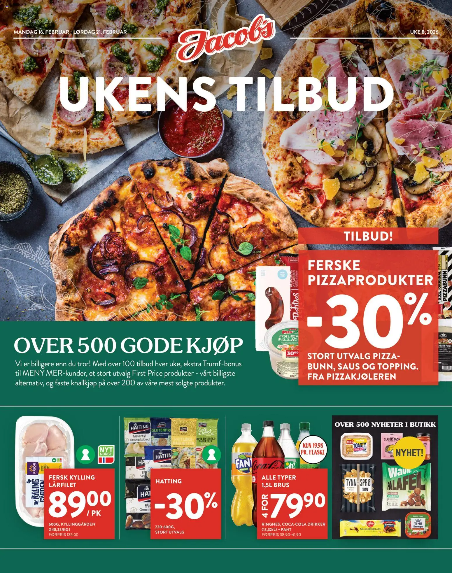 Forhåndsvis Kundeavis fra butikk Jacobs gyldig fra 16/02/2026