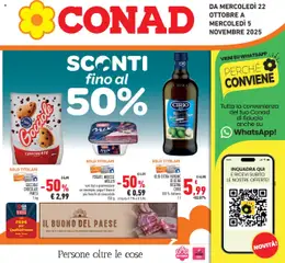 Anteprima dell'opuscolo Attuale volantino dal negozio Conad valido da 22/10/2025