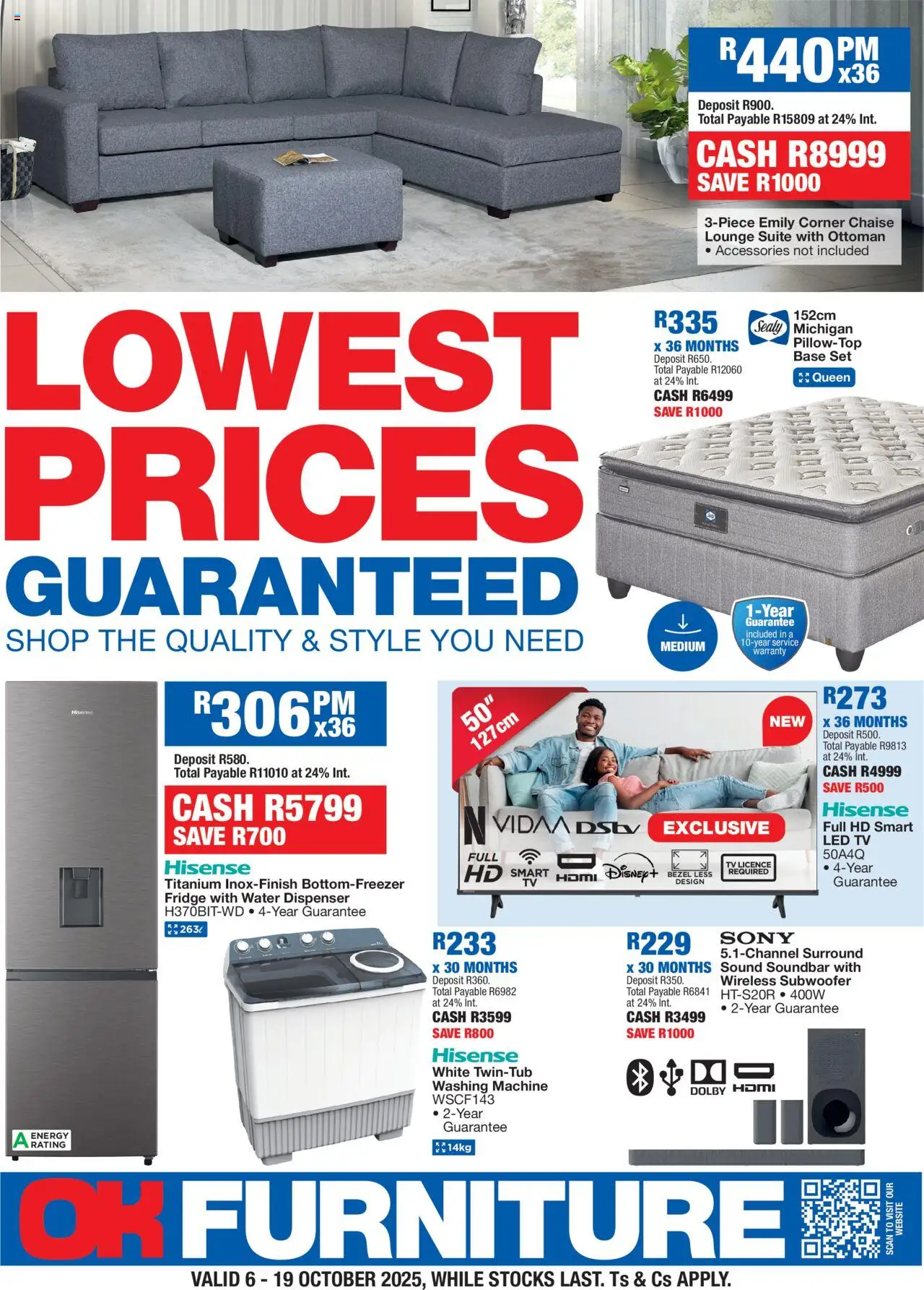 OK Furniture Catalogue from 06/10 - 19/10/2025 > Promotions