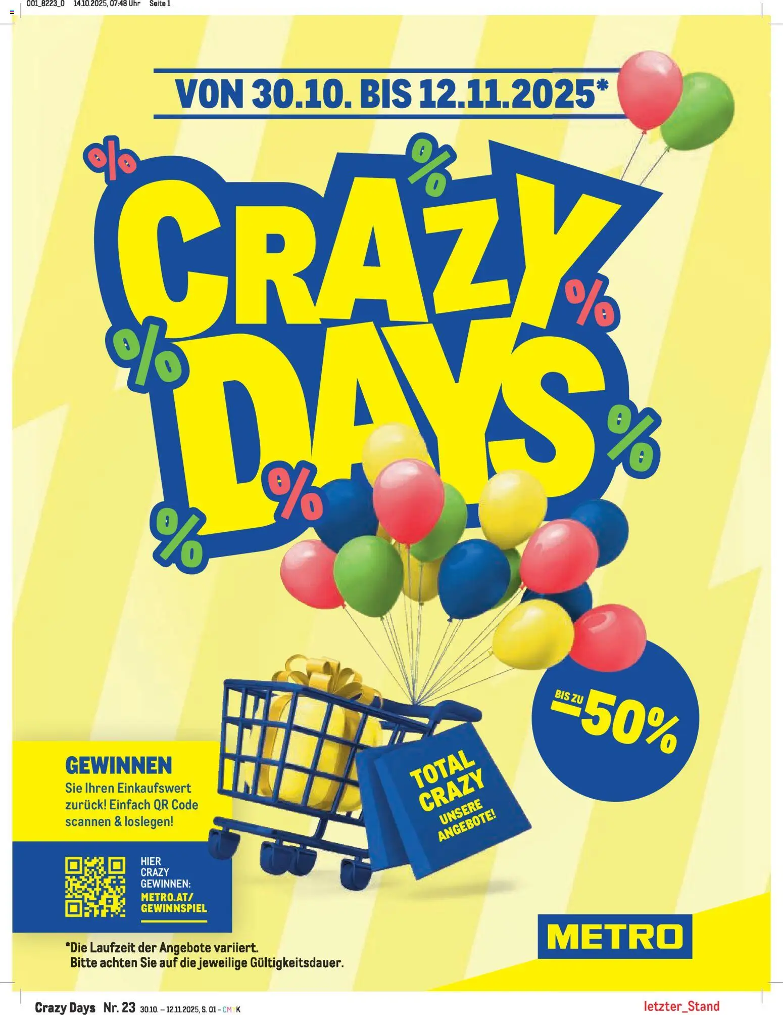  Metro Crazy Days ab (30.10.2025 - 12.11.2025) - Seite 1