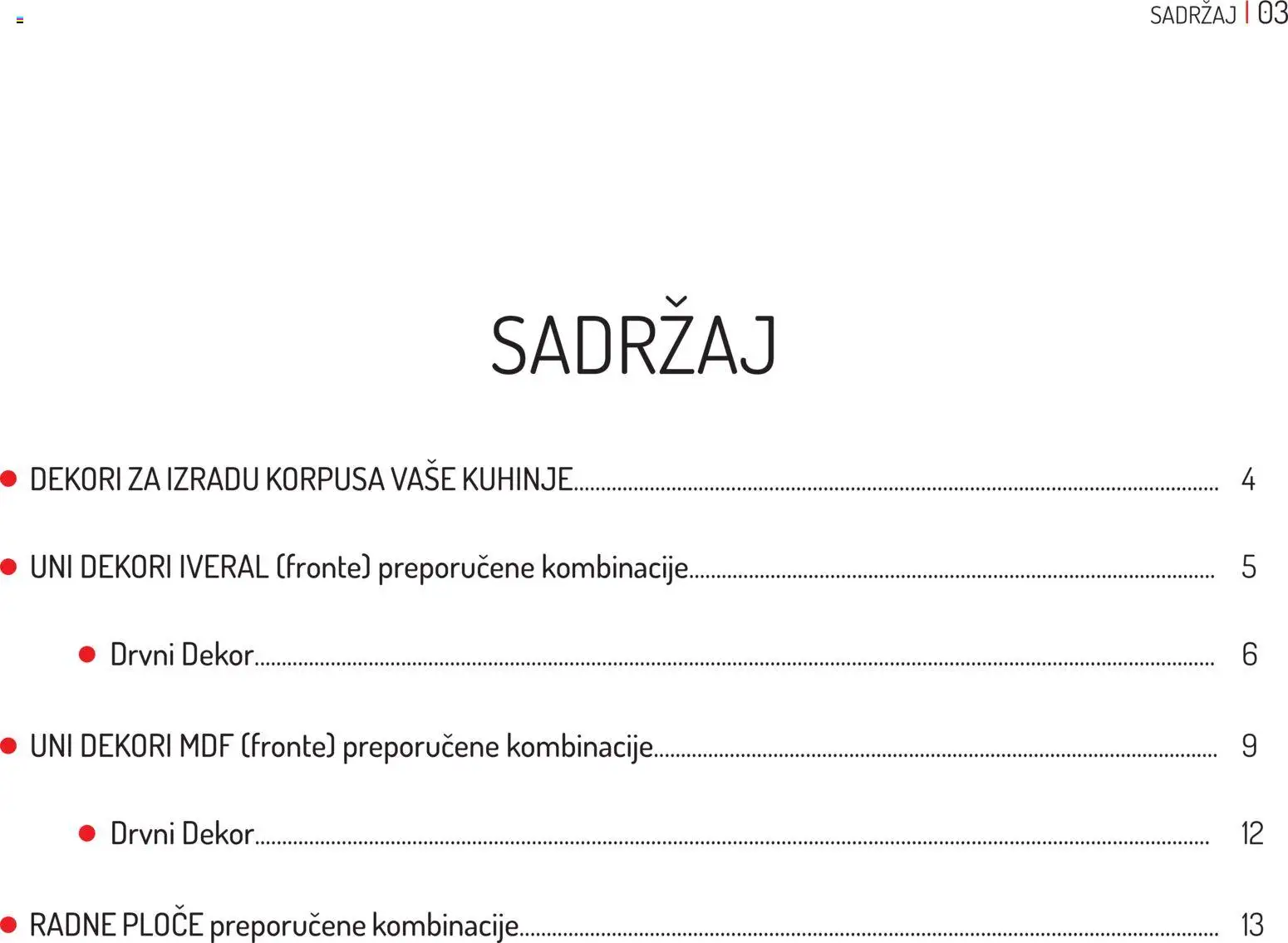 Pregled letka Katalog Preporučeni dekori trgovine AMBYENTA vrijedi od 2025.10.01