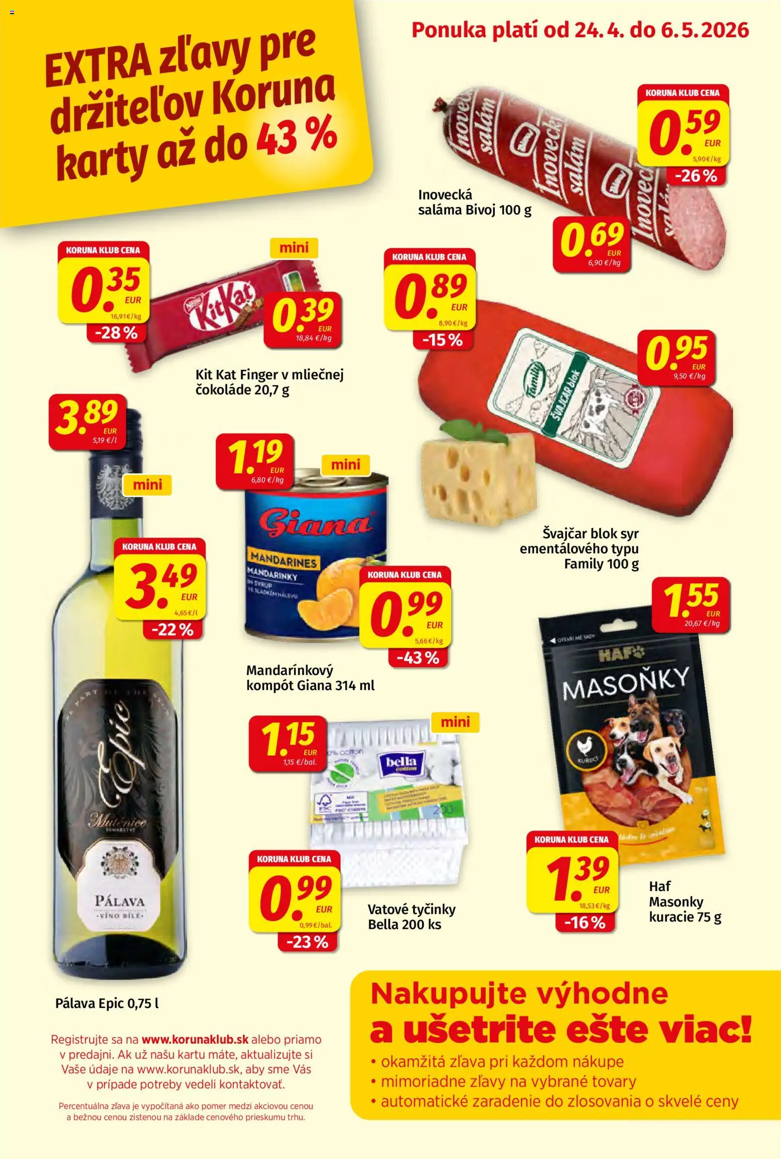 Náhľad Koruna letáku platného od 24.04.2026