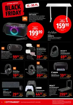 Kaupan K-Citymarket Black Friday esikatselu, voimassa 17/11/2025 | Sivu: 6