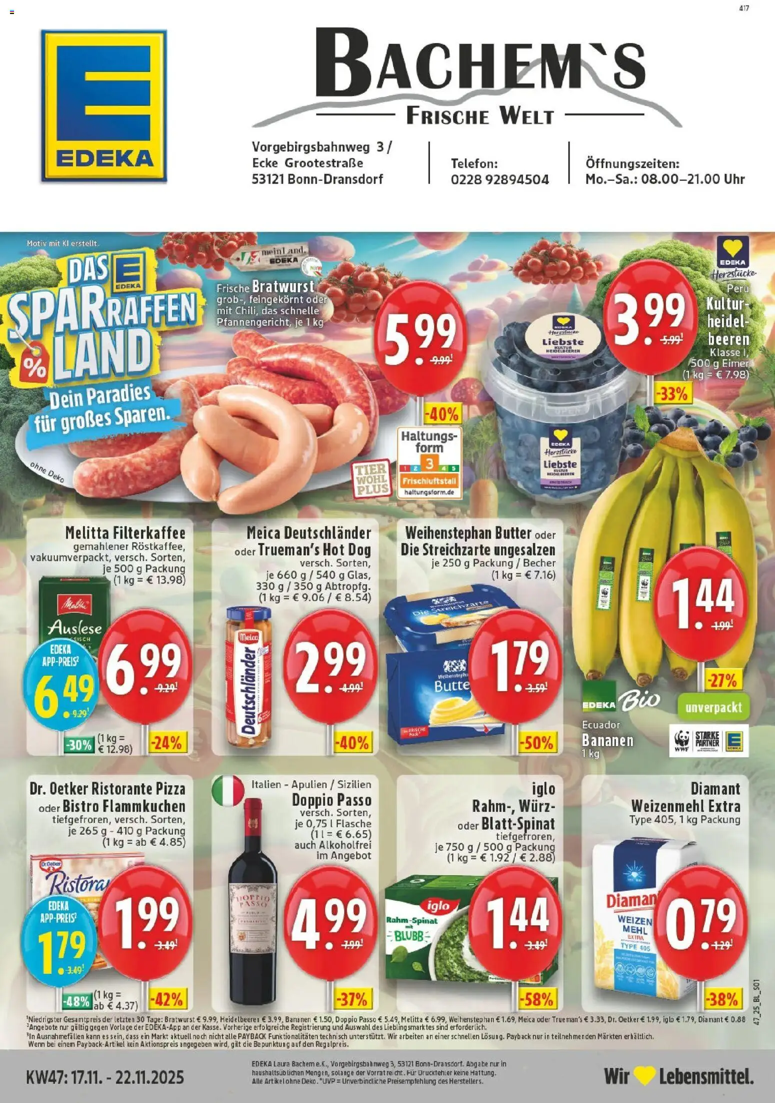 Vorschau von dem Prospekt des Geschäftes Edeka, gültig ab dem 17.11.2025