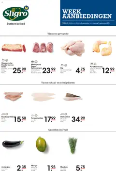 Voorbeeld van Folder van winkel Sligro geldig vanaf 02/09/2025
