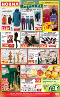 Prévisualisation de Catalogue du magasin Norma formulaire valide 29/10/2025