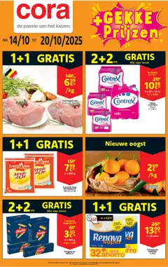 Voorbeeld van Folder week 42 van winkel Cora geldig vanaf 14/10/2025