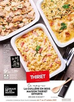 Prévisualisation de Catalogue livraison à domicile du magasin Thiriet formulaire valide 01/10/2025