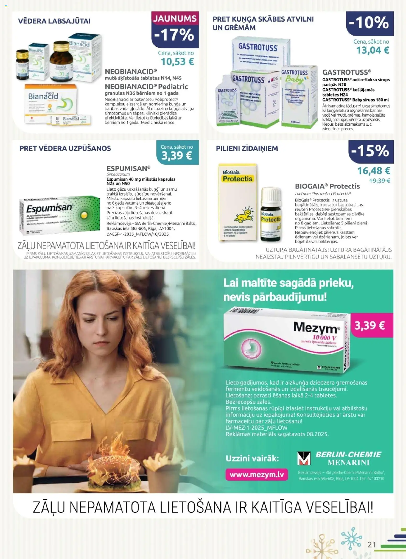 Skatīt BENU akciju bukletu, derīgs no 2025.12.01