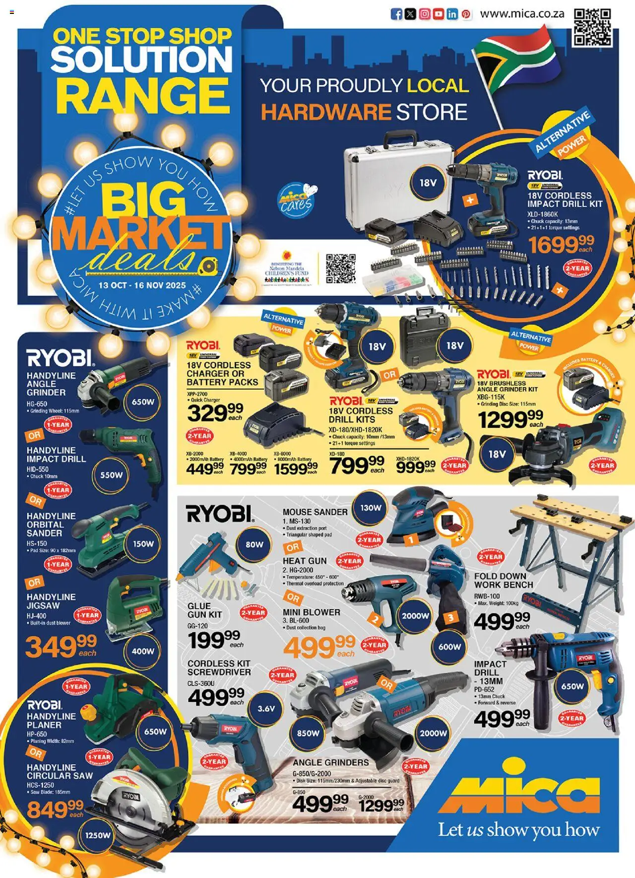 MICA Ryobi Big Market from 13/10 - 16/11/2025 > Promotions