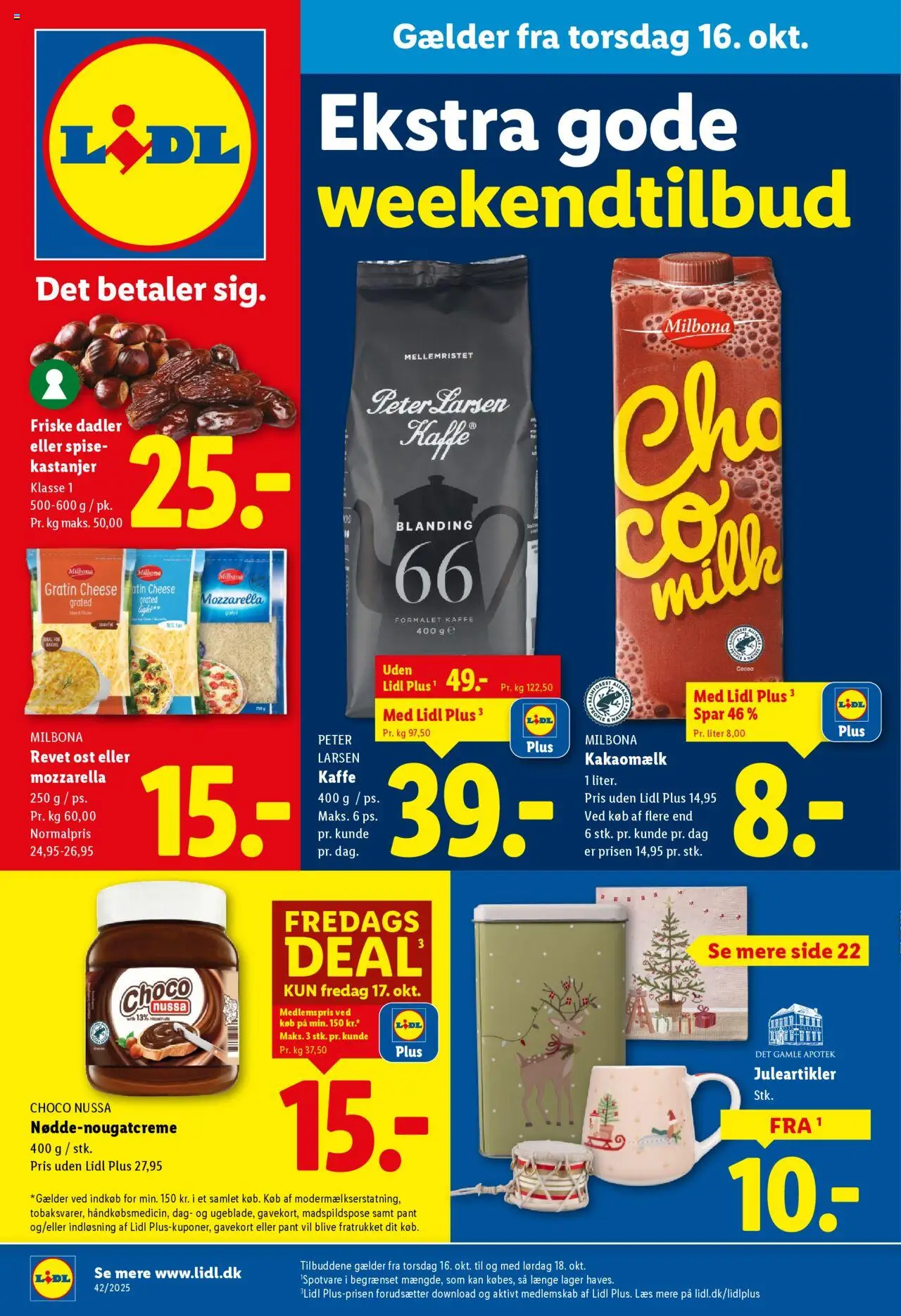 Lidl tilbudsavis gyldig fra 12/10/2025 - side 1