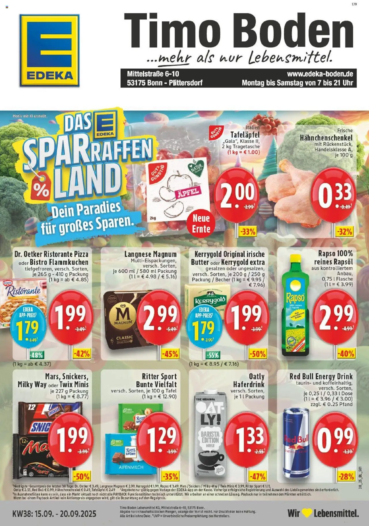 EDEKA Prospekt ab 14.09.2025 - Prospekt Bonn Online