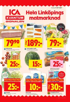 Förhandsgranska reklamblad Linköping från butik ICA Kvantum gäller från 14/07/2025