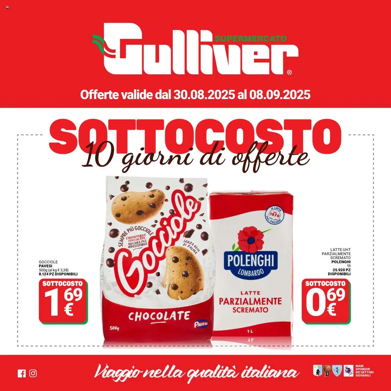 Volantino Gulliver valido da 30/08/2025 numero di pagina 1