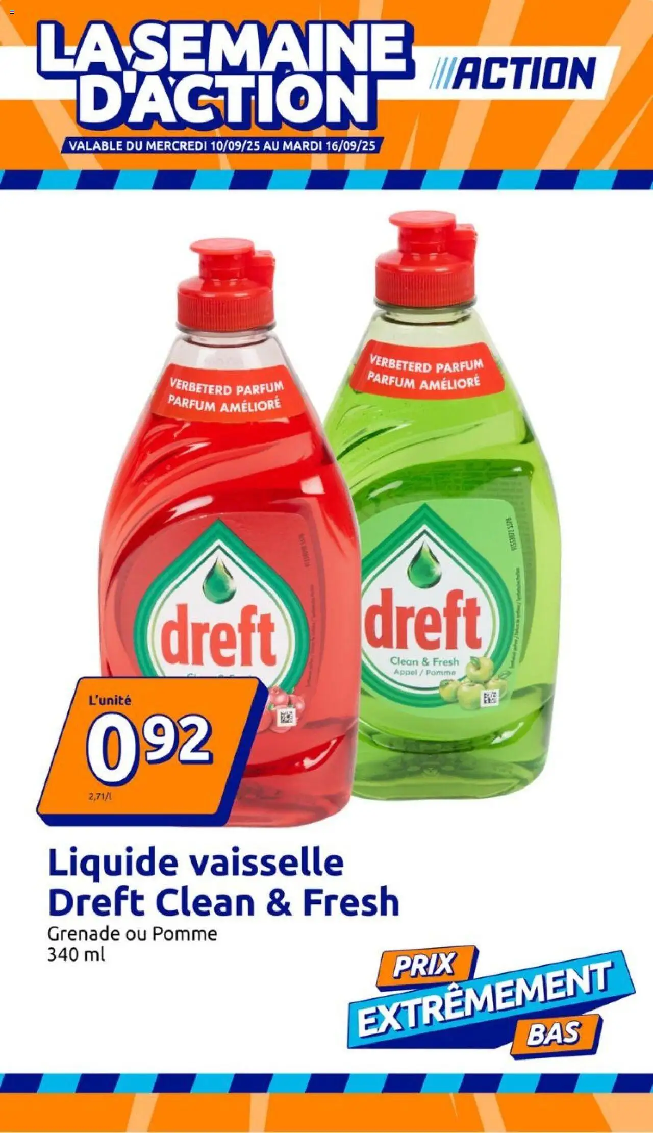 Action shop Folder de la semaine 37 geldig vanaf 10/09/2025 - Paginanummer 1