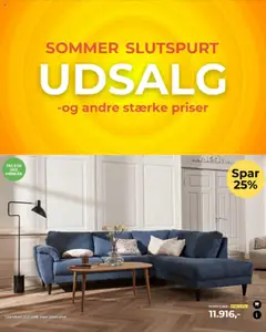 Eksempel på tilbudsavis Tilbudsavis fra butik Møblér gyldig fra 24/07/2025